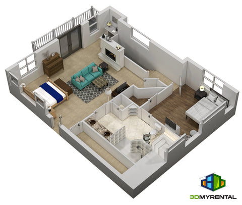 3D Floorplan Rendering